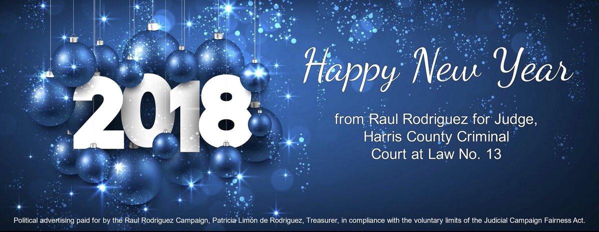 RaulforJudge's tweet photo. Happy New Year! #NYE2018 https://t.co/nd0wxqlV5c