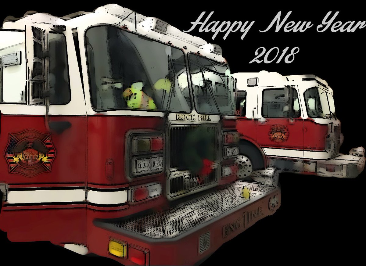 RockHillSCFire's tweet photo. Wishing Everyone a safe and Happy New Year! 🎆🎇 https://t.co/AaUwjy1Yp9