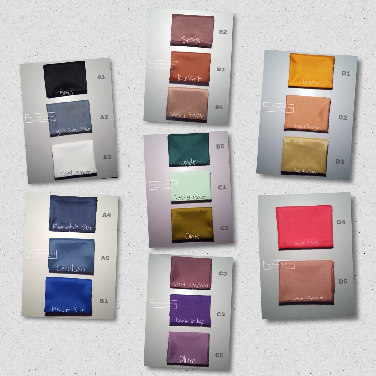 AzymUnggul's tweet photo. Set Borong Tudung Bawal Crepe!! 

Warna &amp; Stok di bawah khas untuk pelanggan dari Brunei sahaja.

Instock &amp; ready for MP / Deli. 

WhatsApp +6738897242

*Malaysian &amp; Singaporean sila pm utk dapatkan katalog warna. https://t.co/wvHjePmQUW