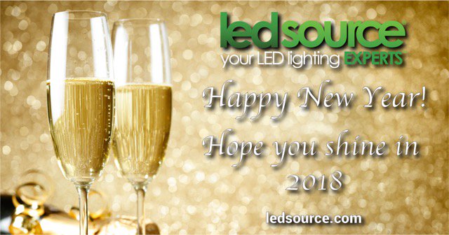 LEDSourceATL's tweet image. Happy New Year! Let's make 2018 another great year!