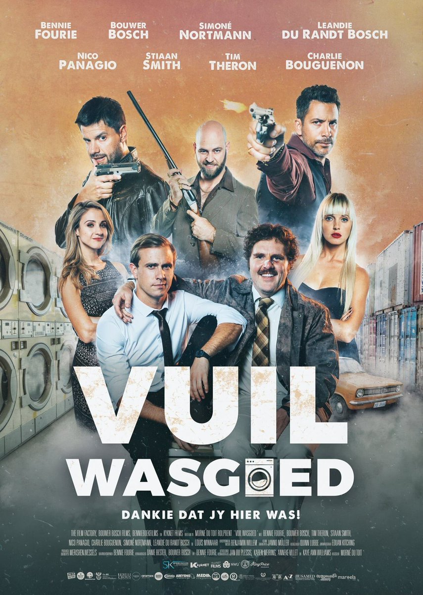 storiemaker's tweet photo. Vuil Wasgoed stap weg as wenners vir Beste Komedie asook Beste Skrywer by die 2017 @AltFilmFest Baie geluk!!! @bennieboekfilm @BouwerBosch @filmfactorysa @kykNETtv 
#DankieDatJyHierWas https://t.co/yTwt9i5PPE