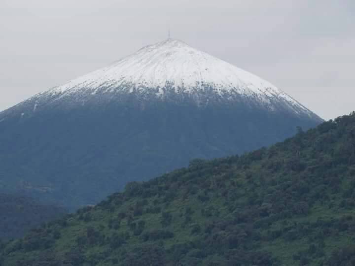 KayihuraManzi's tweet photo. View of Karisimbi this morning. Remarkable Rwanda. https://t.co/Y5slkvkYaW