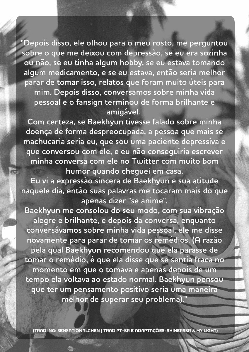 ShinersBR's tweet photo. [🌱] Rumores mal-intencionados sobre Baekhyun estão circulando, devido a um erro de interpretação e tradução de um relato de uma fã. Por conta disso, a fã decidiu publicar uma carta relatando seus sentimentos em relação a Baekhyun durante o fansign do dia 30 de Dezembro. https://t.co/JsVg1YjZyc