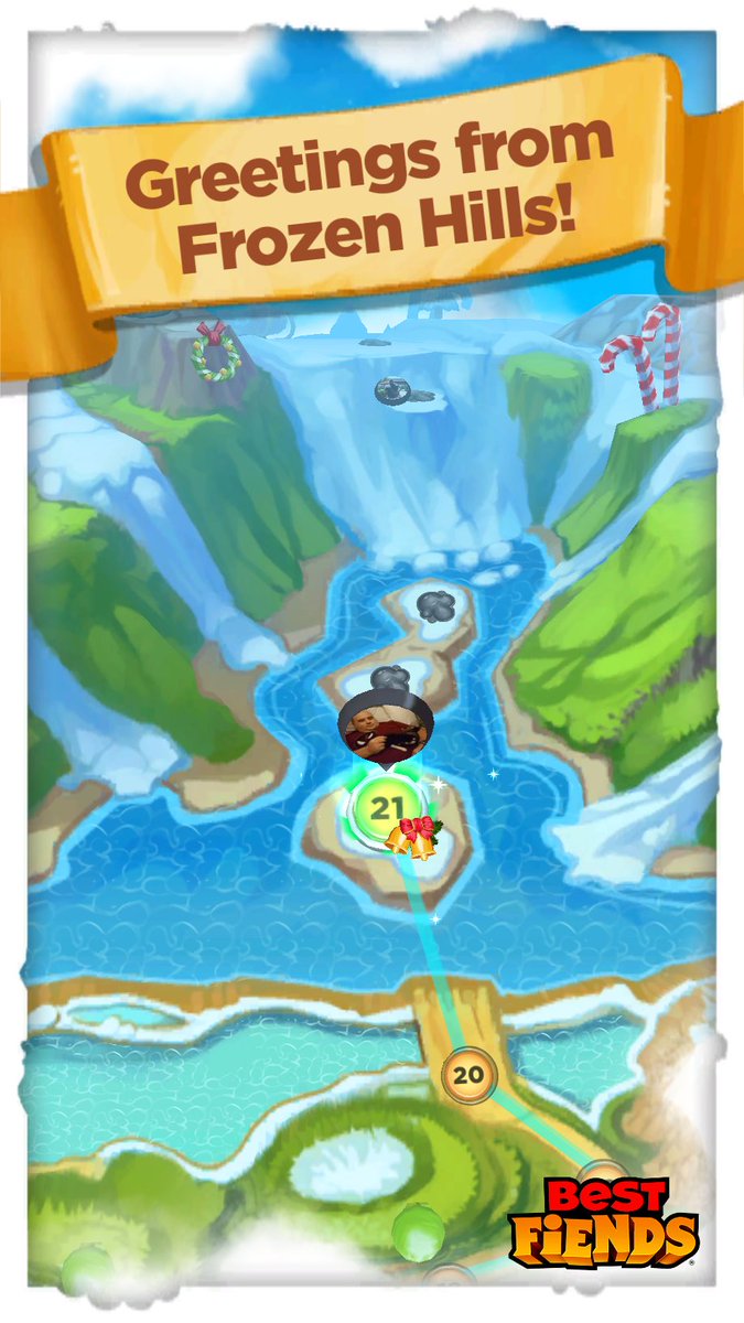 TxBubba77's tweet photo. Gate Opened! Bring on the Frozen Hills in #BestFiends - Download FREE - https://t.co/2wftaxDcFR via @bestfiends https://t.co/4AiaYyG5kq