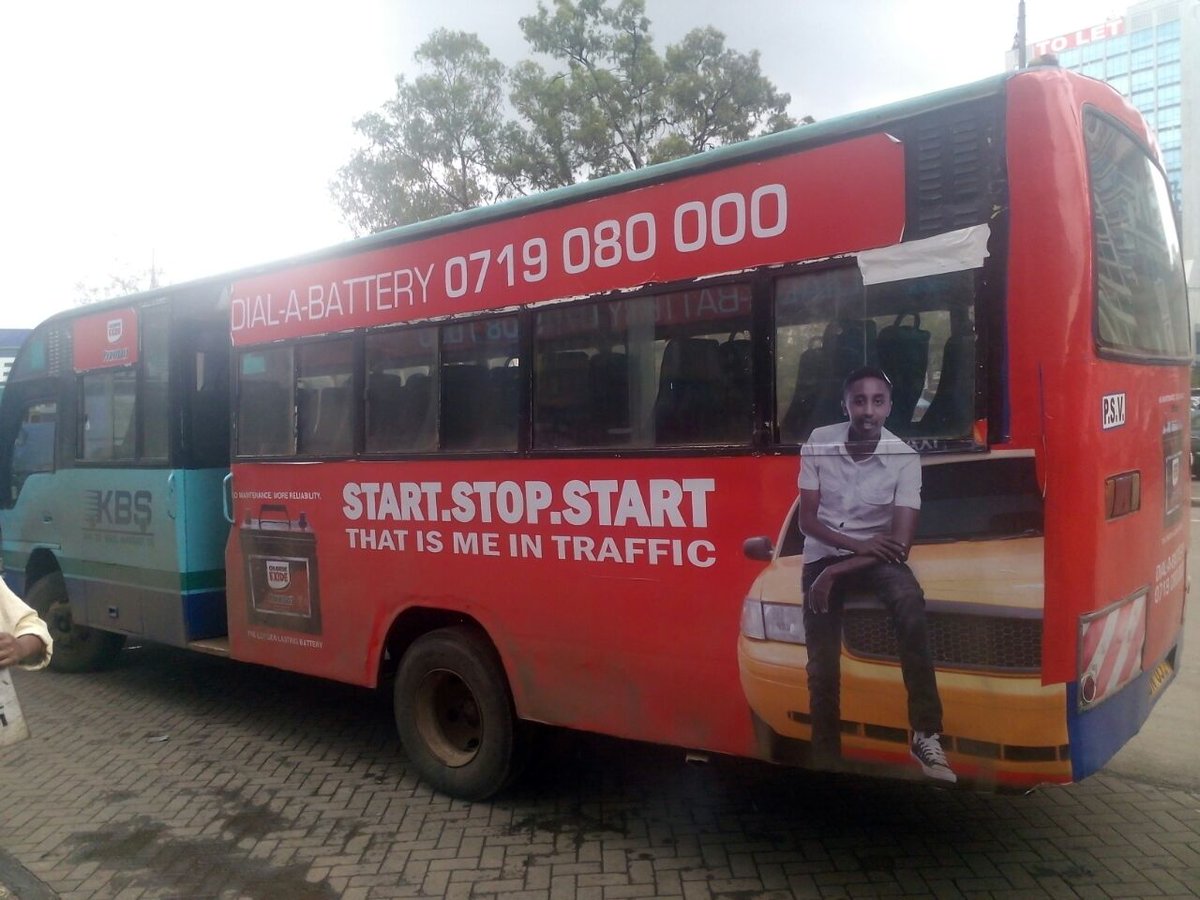 SimpoSportstz's tweet photo. Kenya Wameendelea kufaidi Matunda ya #TransitAd #BusAdvertising Matangazo ya Daladala. Hamia huku, hakuna foleni. Bei yake ni ndogo na kuna BIG IMPACT #Kenya #Tanzania #TwitterGulio https://t.co/jCYj2mt95J