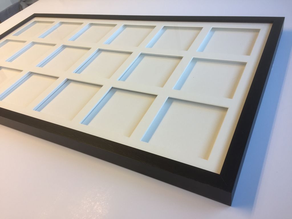 UckFramingCo's tweet photo. Why an empty frame? We made this as a Christmas pressy to be given to a marathon runner to display all his medals of course! 🎁🎄🥇🏃🏻♂️#customframing #bespoke #medalcase https://t.co/OV8JoHeYNX