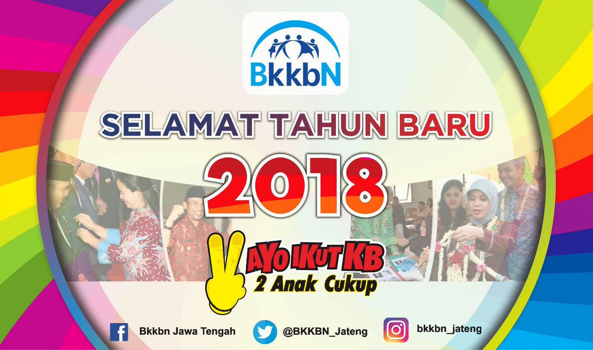 Selamat Tahun Baru 2018 untuk seluruh keluarga di Jawa Tengah. 
Semoga kesuksesan selalu bersama kita di tahun yg baru. 
#Tahunbaru2018