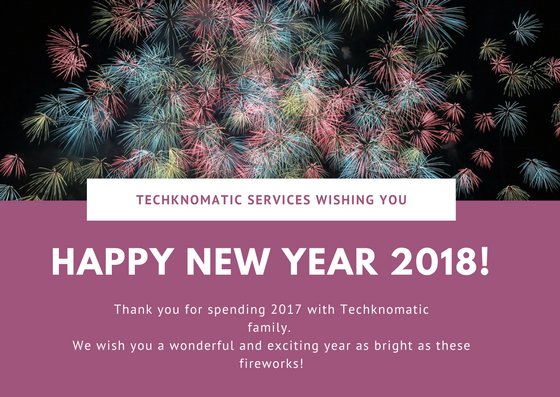 Doxami4u's tweet photo. #happynewyear2018 #bye2017 #hello2018 #happy2018 #Techknomatic https://t.co/9aavpupJ6f