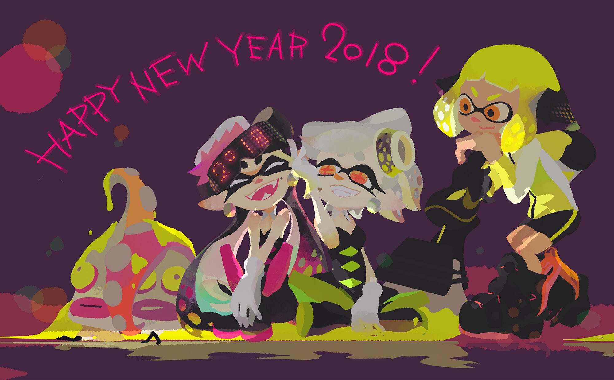 スプラトゥーン2 公式イラスト Twitter