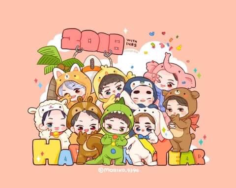 LeeXing1031's tweet photo. Happy New Year EXOLS and Xingmi’s 💜🎊🎉 #EXOL_은빛물결_고마워 #exosaranghaja #exo2018 https://t.co/sE2bkHVnMX