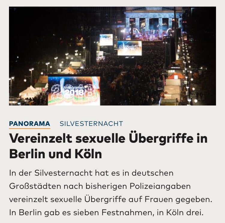 Vereinzelt, da Einzelfälle 👆🏻