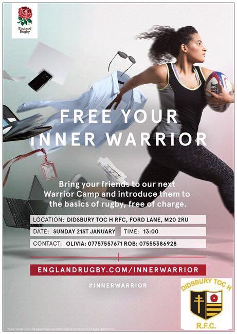 RJonesCoaching's tweet photo. #HappyNewYear2018 want to try something new or get back involved #2018IsTheYear to #tryrugby @DidsburyLadies @TocHgirlsrugby #InnerWarrior 21/01/2018 at 1pm! https://t.co/X4S5HeBJGS #manchesternewyear #Didsbury #NewYearsResolutions #rugbyunited #WomenInSport #TrySomethingNew https://t.co/nFZ9rGZhq3