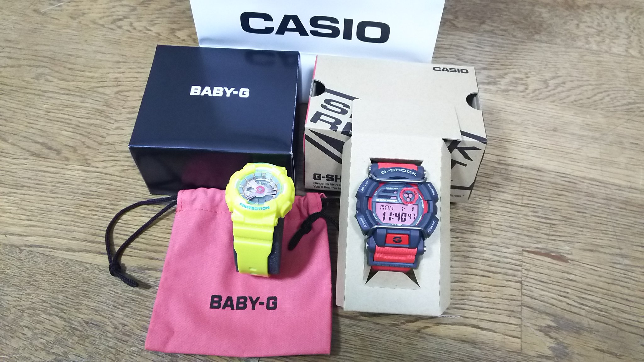 けーご Gショック福袋 りんくうプレミアム アウトレット 拡散希望 一万円の福袋 Gショックとベビーgが入ってました が転売屋なのか 爆買いなのか分かりませんが 1万円の福袋10個 10万円福袋