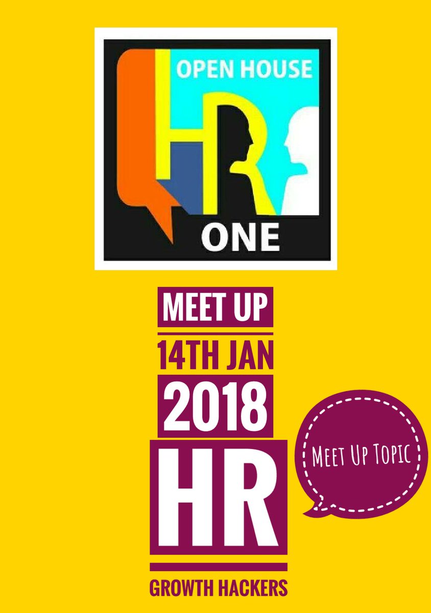 HrOpenHouseOne's tweet photo. @HrOpenHouseOne #Meetup on 14th Jan 2018.
Topic #HR #Growthhackers. https://t.co/twO26r1CvC