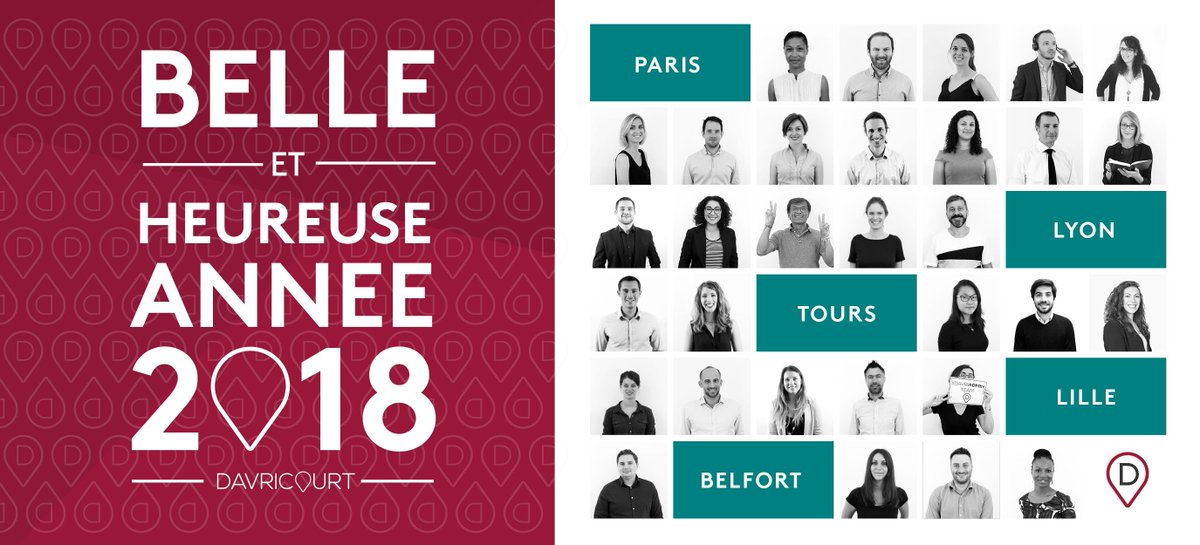 Davricourt_FR's tweet photo. Toute l'équipe DAVRICOURT vous remercie de votre confiance et vous présente ses Meilleurs Voeux pour la nouvelle année ! #happynewyear #newyear #bonneannée2018 #bonneannée #meilleursvoeux https://t.co/l8e4Rwh4pp