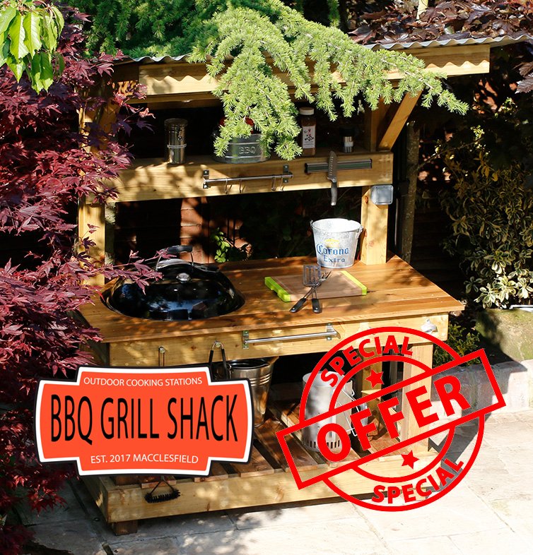 BBQGrillShack's tweet photo. JANUARY SPECIAL! Order our standard BBQGrillShack in January and get a FREE Weber 57cm Original Kettle Premium Charcoal BBQ installed. https://t.co/m6PUg8aFLT #BBQGrillShack #GrillStation #BBQTable #BBQStation #BBQ #OutdoorCooking #Macclesfield #Wilmslow #Cheshire #AlderleyEdge https://t.co/RBmuFln0Bt
