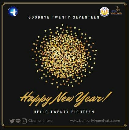 bemumhtaka's tweet photo. Dengan tahun yang baru semoga dapat memberi harapan baru untuk kita semua. Buatlah resolusi yang akan membuat pribadi menjadi lebih baik lagi. Selamat Tahun Baru 2018! https://t.co/3VYwPSvurQ