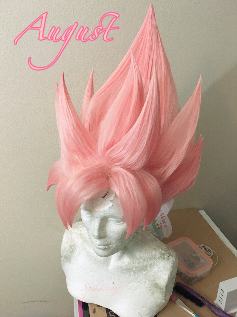 Dragon Ball Super Goku Black Pink Cosplay Wig