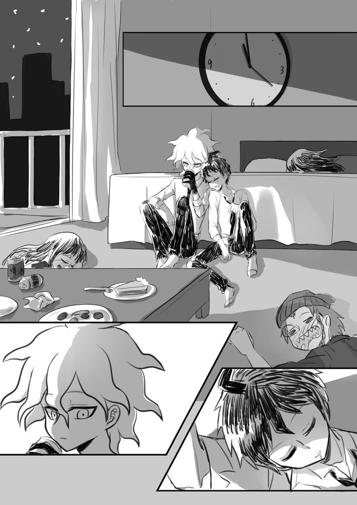 #日向創生誕祭
#日向創生誕祭2018
日向君生日快乐!推特这边是4图限制也不知道怎么搞(明明零点的时候就画好了)一会儿试试那个转发功能!不好意思不会日语全是中文请见谅,新的一年还会继续做狛日的垫脚石的!