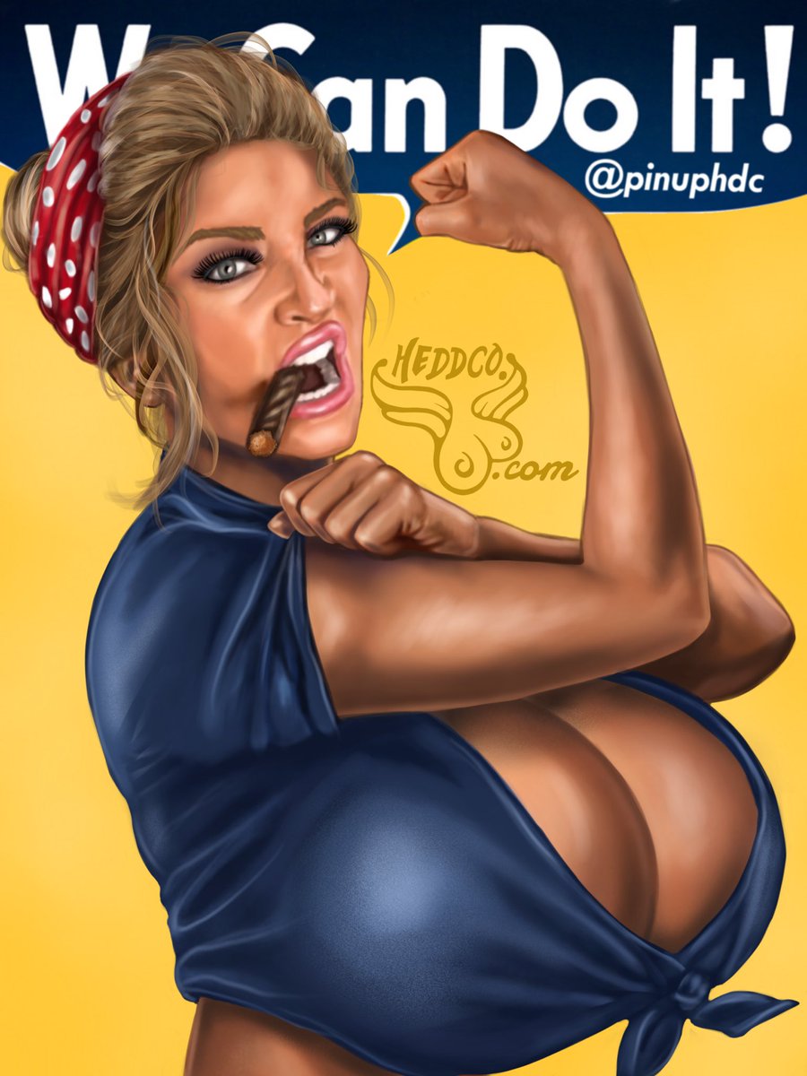 #allegracole kicks off 2018 artwork. Happy New Year! A sign of good things to come. #heddco #boobs #pinupgirl #pinupart #busty #thanks2017