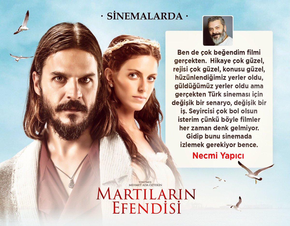 mrtlrnefendisi's tweet photo. Necmi Yapıcı’ya #MartılarınEfendisi hakkındaki görüşleri için teşekkür ederiz. https://t.co/SF418jf5hM