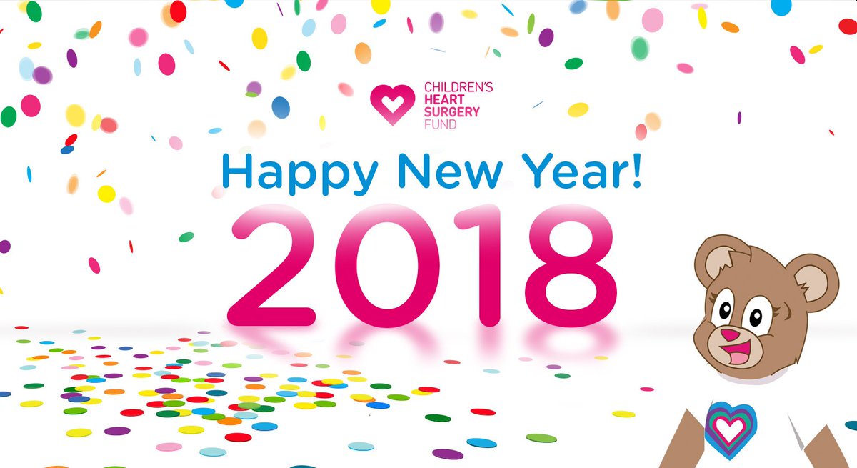 CHSurgeryFund's tweet photo. 🎈 Happy New Year from Children's Heart Surgery Fund!
2018 means 30 years of CHSF - and we couldn't have done it without you. 🎈 https://t.co/9sEWYnNTUj