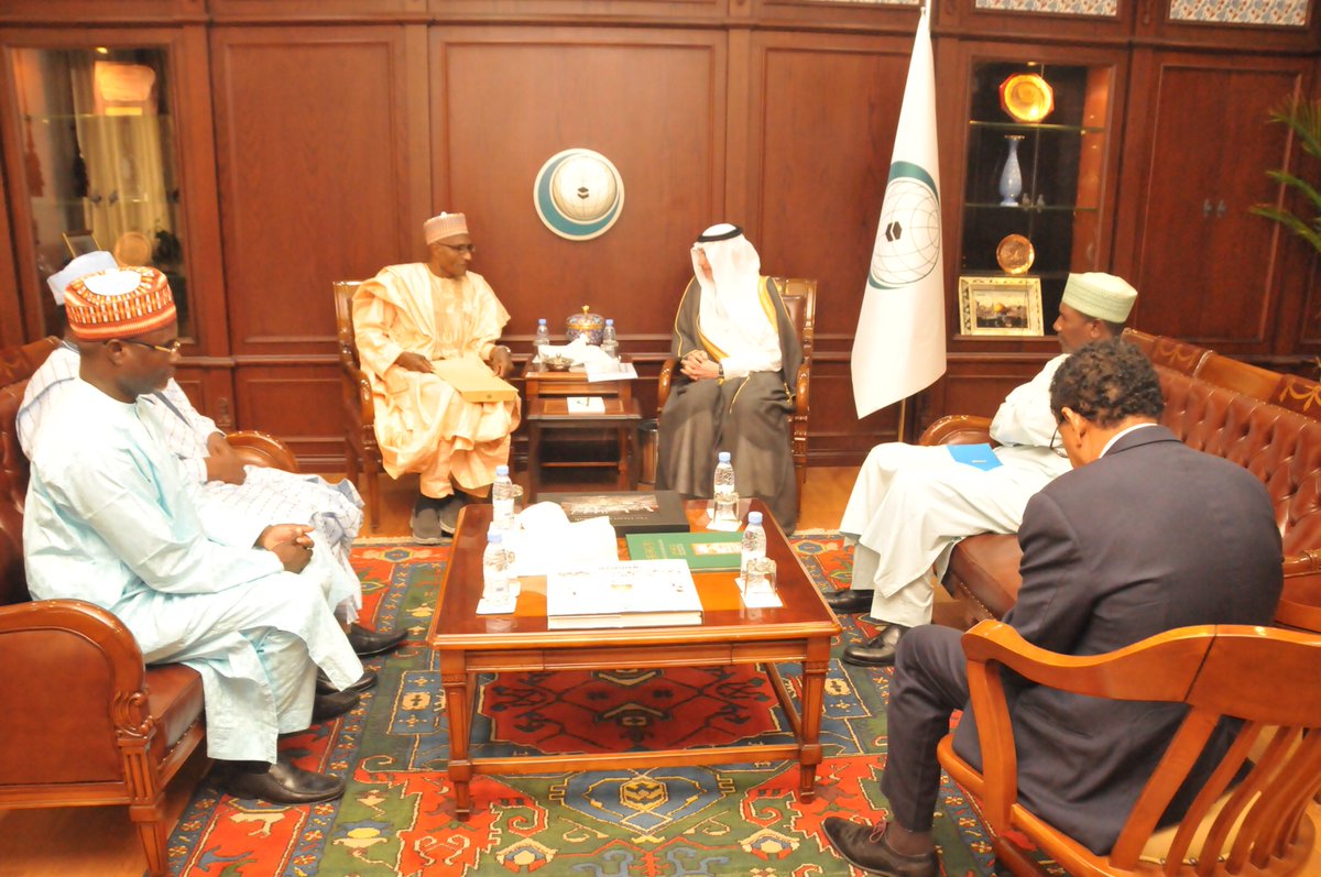 OIC Secretary General H.E. Dr. Yousef A. Al-Othaimeen received H.E. Amb. Isa Muhammadu Dodo – Ambassador of the Federal Republic of Nigeria to the KSA who presented his #LettersOfCredence as the Permanent Representative of #Nigeria to the #OIC.