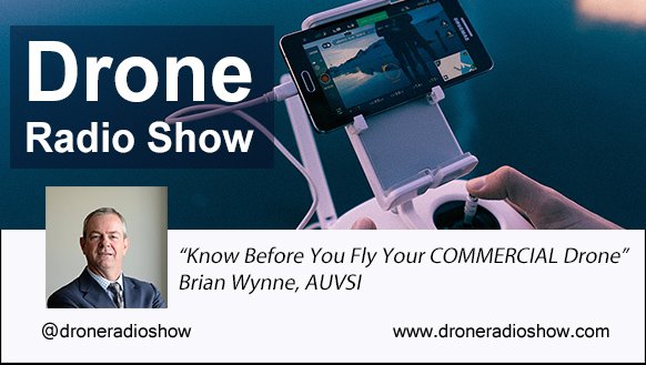 DroneRadioShow's tweet photo. Brian Wynne of @AUVSI talks about what we need to know to fly a commercial drone. https://t.co/7yOqGEBjSJ https://t.co/4rjyBSXaKr