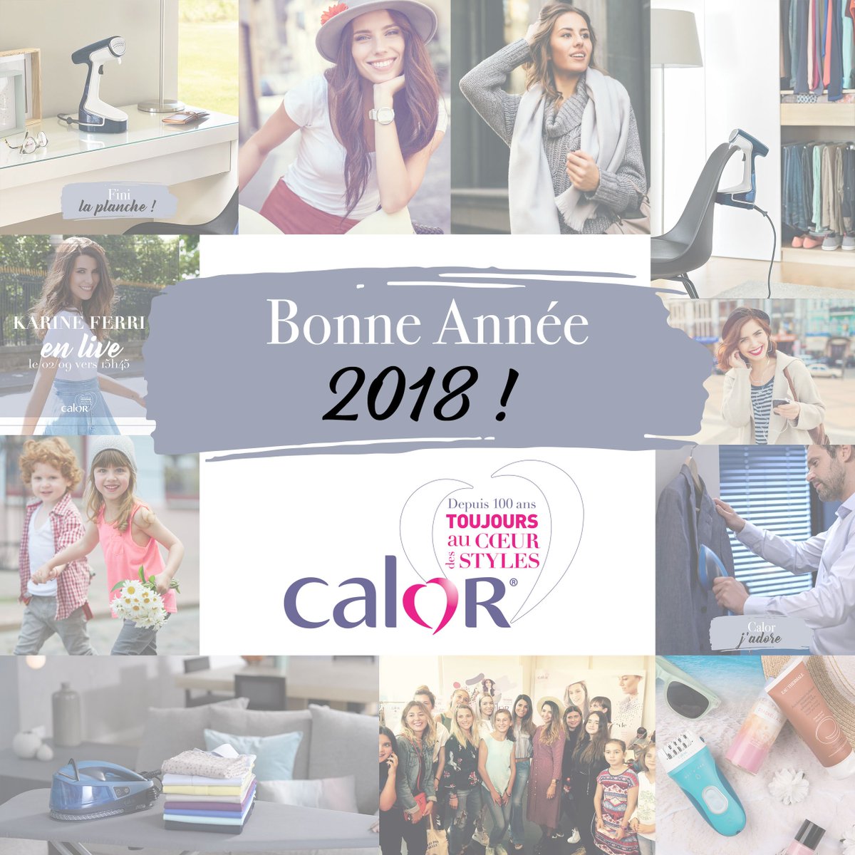 Toute l'équipe de Calor vous souhaite une très #BonneAnnée2018 ! ✨
Merci pour cette année de centenaire et tout ce que nous avons partagé.
Meilleurs voeux pour cette nouvelle année ! #LeStyleCestVous
