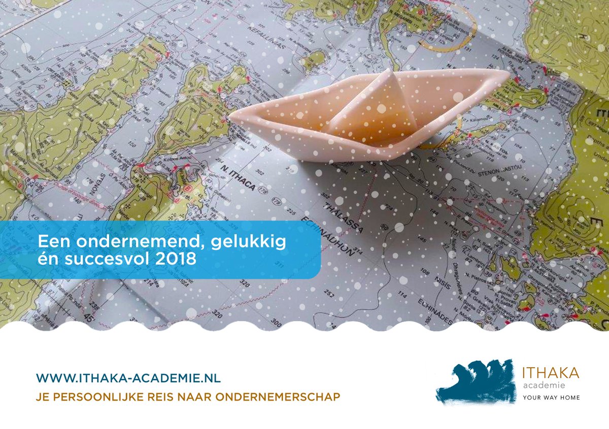 Het team van de Ithaka Academie wenst iedereen een ondernemend en gelukkig 2018!