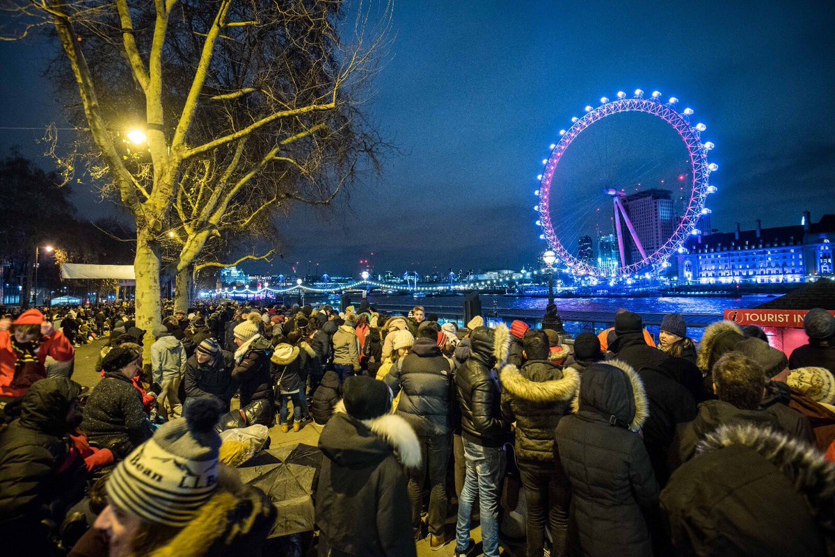 MayorofLondon's tweet photo. Happy New Year London! What an incredible start to 2018 - joining Londoners and visitors to ring in the new year with the spectacular London fireworks. #LondonNYE https://t.co/AVFeeya343