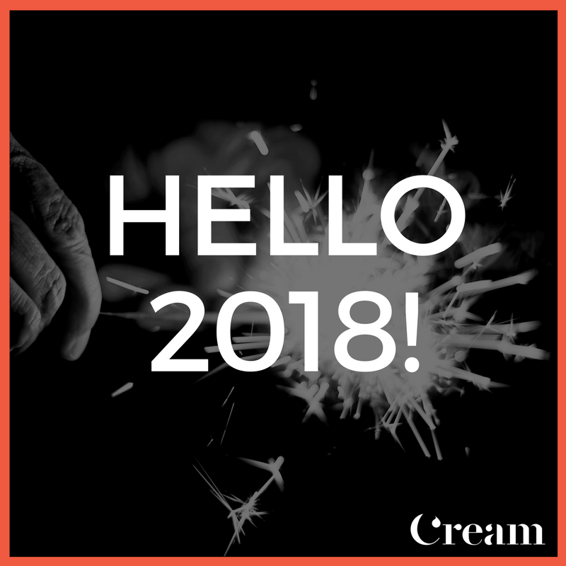 WeAreCream's tweet image. "Today is the first blank page of a 365 page book. Write a good one." 

Welcome to 2018!