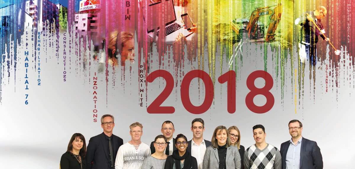 habitat_76's tweet photo. Toutes les équipes d'habitat 76 vous souhaitent à tous une bonne année 2018 ! https://t.co/GkiHwLi34b https://t.co/L37018BSVU