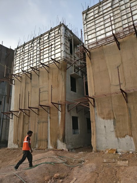 I was said that the entire construction in the site will be closed by March 2018. Every three weeks they complete a block. It is mind blowing speed. Its just marvellous that the govt. is constructing quality houses with the best technology and at greatest speed.