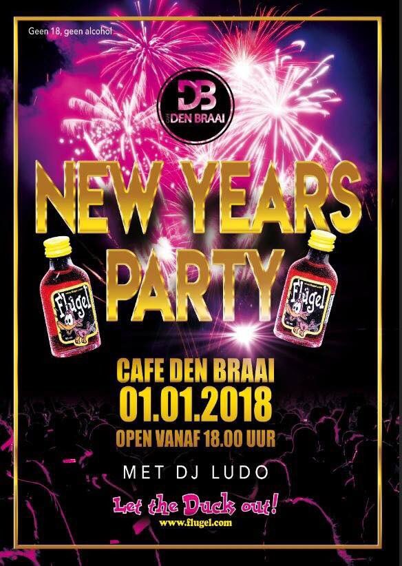 ingridbraai's tweet photo. New Years Party @DenBraai @LudoAloserij 🥂🥂🥂 https://t.co/9UYyo1yYS9
