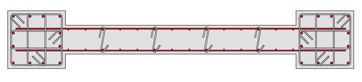 Construction is being done with Shear wall technology with use of steel and reinforced concrete. No bricks at all. This technology is generally used in earthquake prone countries.