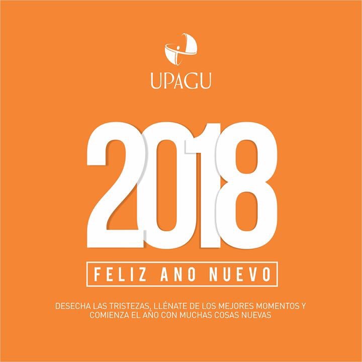 UPAGU's tweet photo. ¡Feliz Año 2018, familia UPAGU! https://t.co/KZlSRFGSJ3