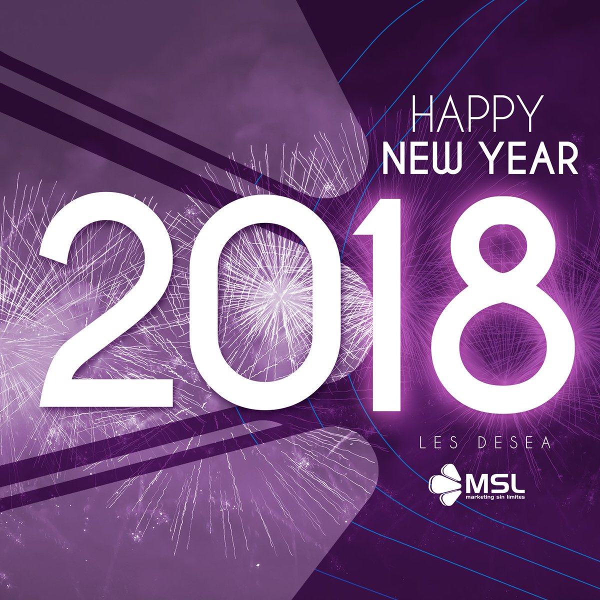 mslpanama's tweet photo. Por un 2018 lleno de nuevos desafíos, oportunidades, alianzas y creativos proyectos. ¡Feliz Año! Le desea El #TeamMSL https://t.co/WKeU5geRbu