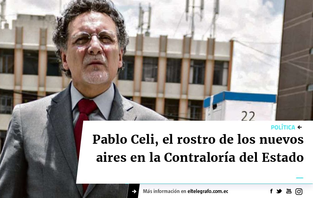 el_telegrafo's tweet photo. #FinDeAño2017 | Académico, politólogo y experto en temas de seguridad, #PabloCeli no solo examinó a las instituciones del Estado, sino que pidió la destitución de tres autoridades►https://t.co/dRLqFrULT3 https://t.co/9sKMzktAf1