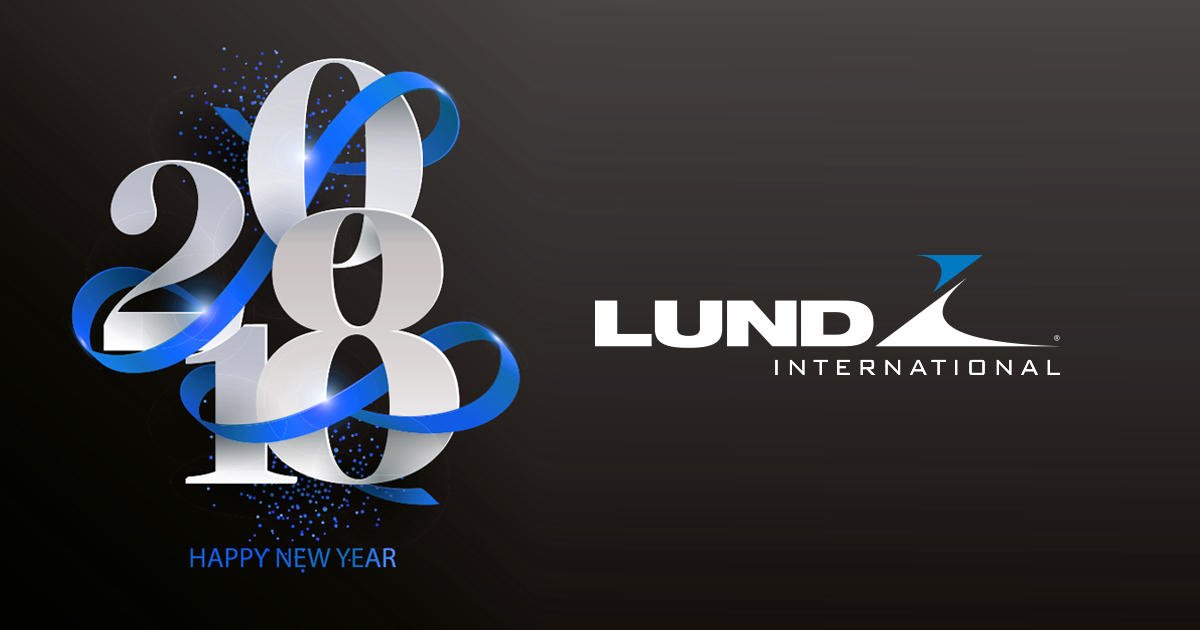 Lundinter's tweet image. #2018 is going to be incredible. Enjoy the ride! #HappyNewYear from #LundInternational.