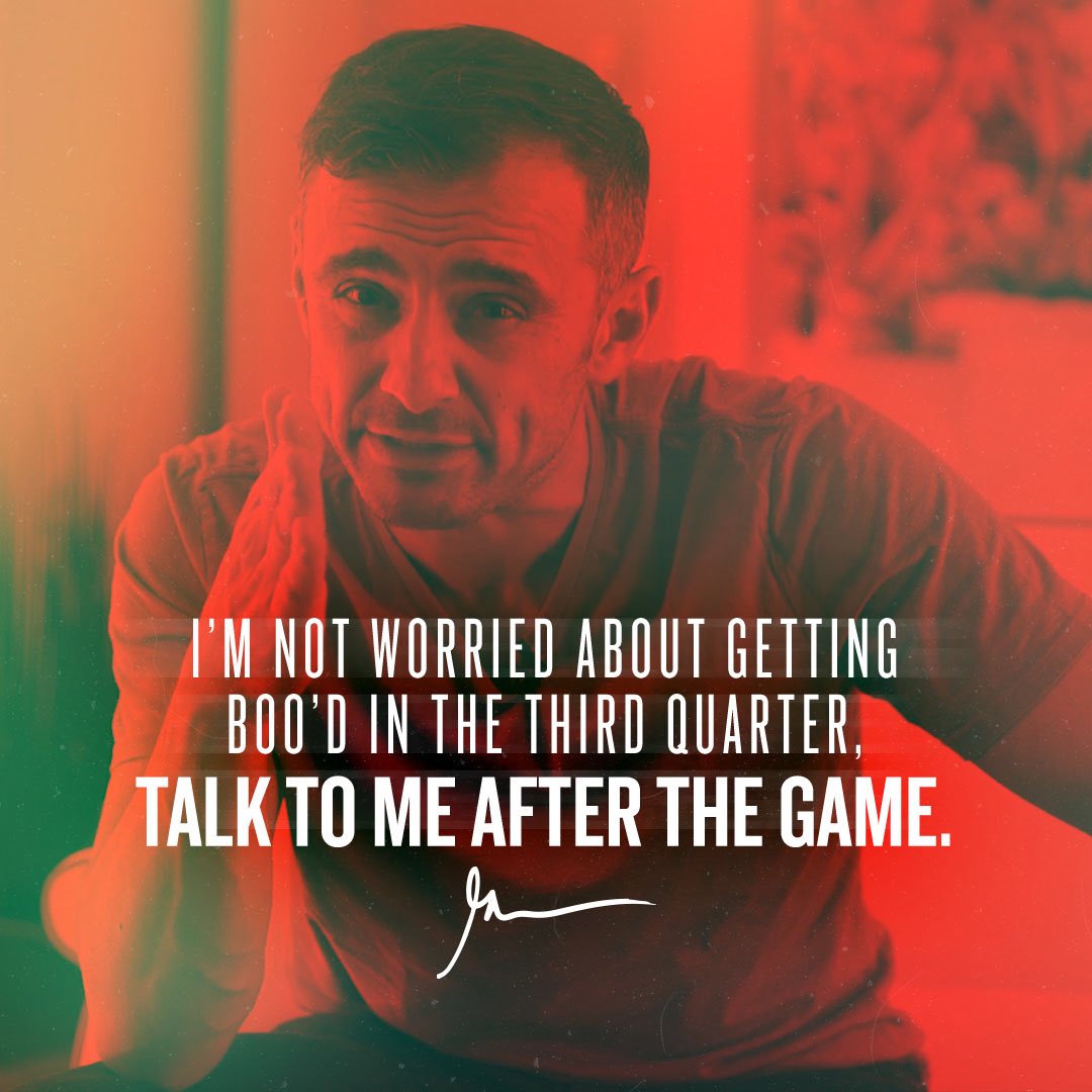 garyvee's tweet photo. It’s early ... don’t put too much pressure on yourself about 2018, it’s early in the scheme of things .. and this is for the 50-70 year olds, imagine what u think about the 20-40’s https://t.co/npeSGQzI5D