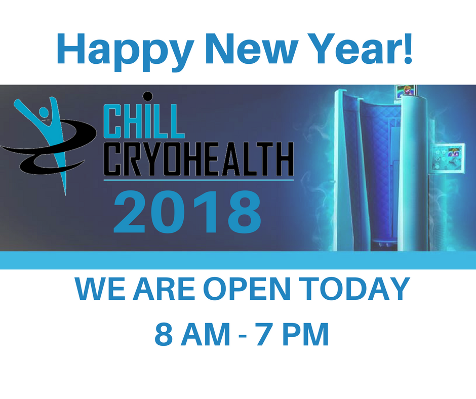 ChillCryoHealth's tweet photo. ❄️ #HappyNewYear #2018 🎆
What better way to start your year, but with a #cryo session! 
#Tustin #cryotherapy #CostaMesa https://t.co/fc17Co1bwV