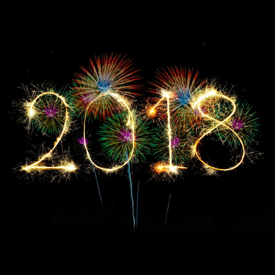 Happy New Year's! Wishing you and your family a happy and healthy 2018.