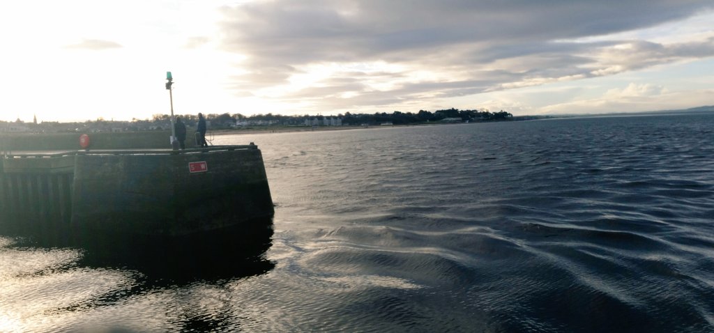 First day of 2018 in Nairn Beach