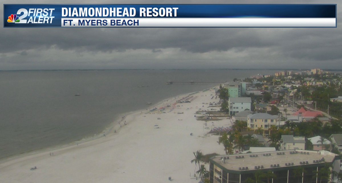 KristenWeather's tweet photo. 11 am - It's a bit cloudy for a beach day, but if you plan to head out, know there is a high risk for rip currents along the #SWFL coast today. #flwx https://t.co/dzwvJYvsPE
