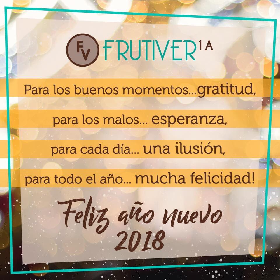 Frutiver1A's tweet photo. Que el 2018 sea un año maravilloso. Feliz año nuevo 🎈 https://t.co/KceoW6dpZi