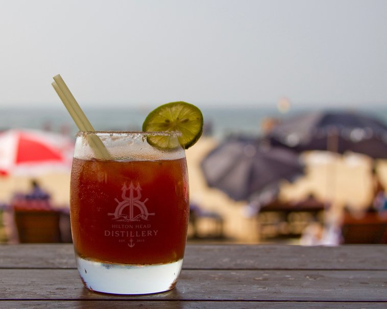 HiltonHeadDist's tweet photo. It’s National Hangover Day AND Bloody Mary day! Lucky for you we make @AermoorVodka that goes perfectly in a Bloody Mary. https://t.co/yAuLYEhlE6