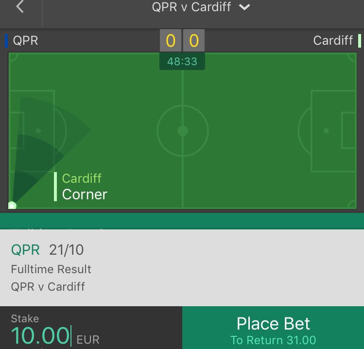SuperTipsFooty's tweet image. 10£ - 1000£ CHALLENGE! 

BET 1
MATCH: QPR - Cardiff
TIP: QPR to win (FULLTIME)
BET: 10.00£ WIN: 31.00£

🔥💰