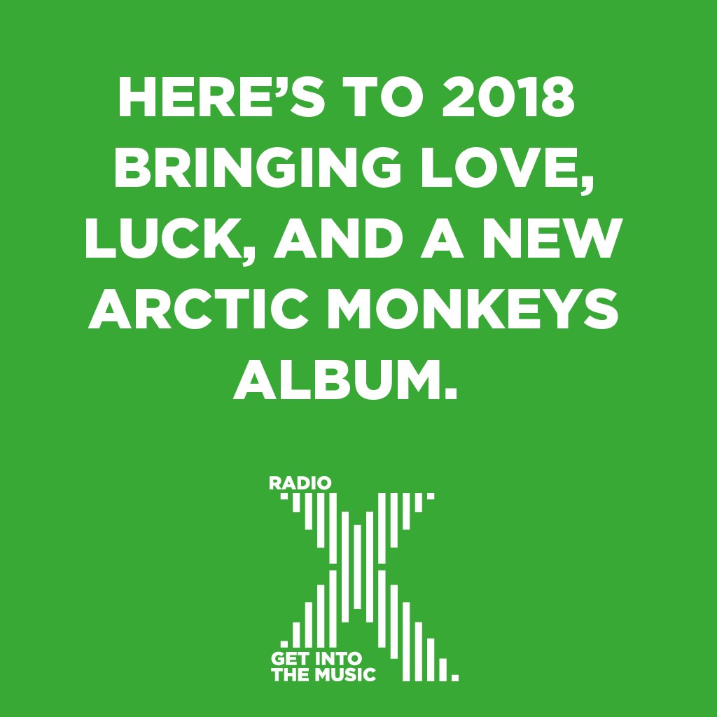 RadioX's tweet photo. Come on 2018 💪 https://t.co/n220nnwkrU