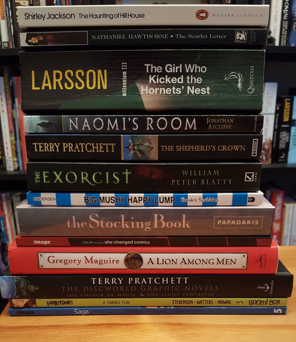 Starting 2018 the way I mean to go on. This is what my current to-read pile looks like. Does anyone have any extra suggestions/recommendations?
